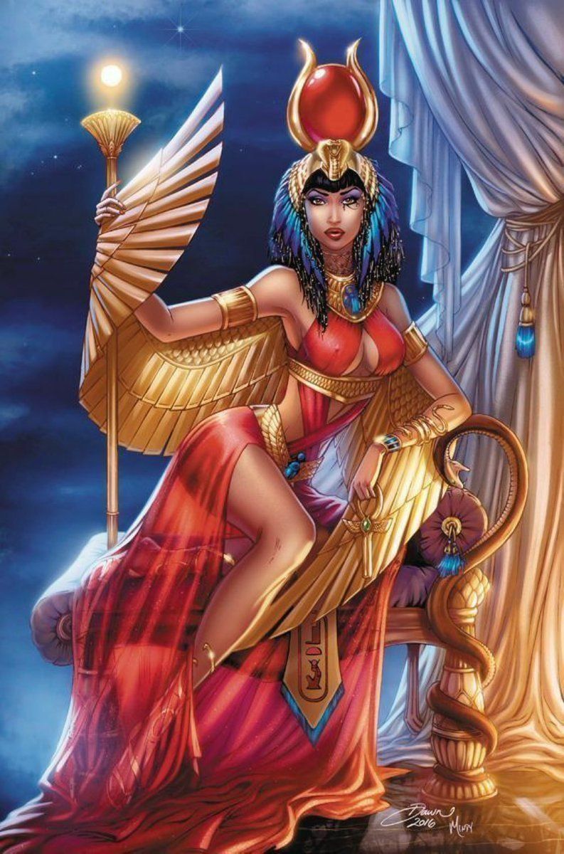 Изида богиня Египта фэнтези