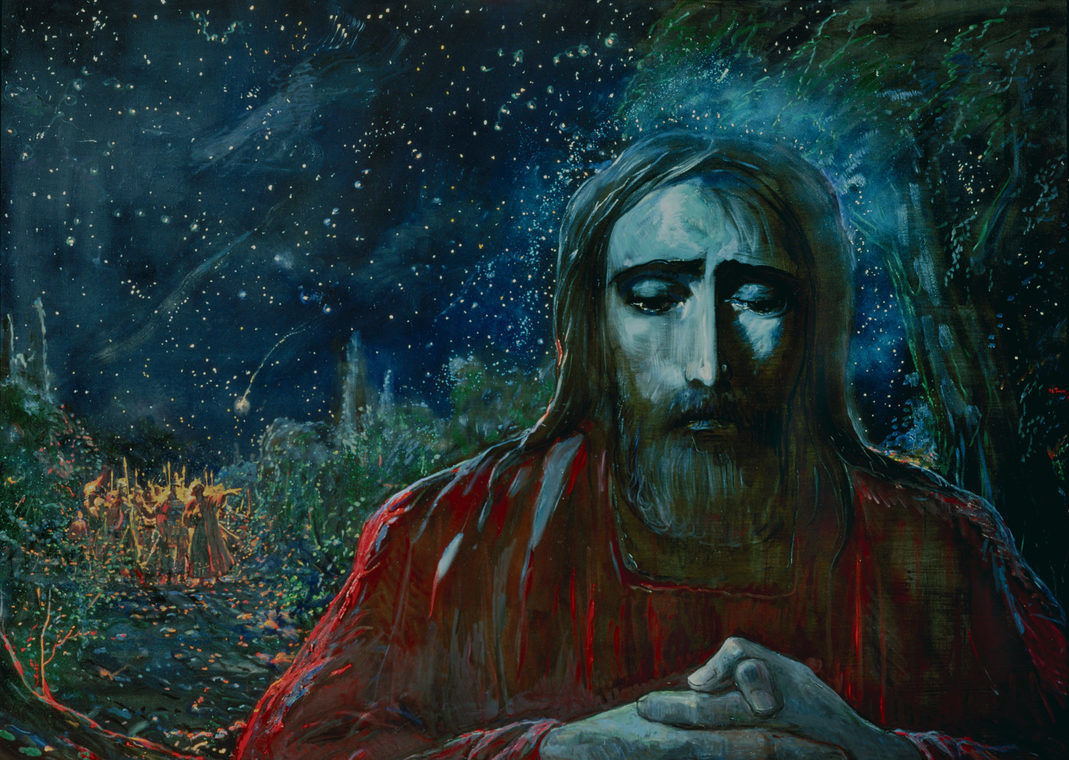 Глазунов Христос в Гефсиманском саду